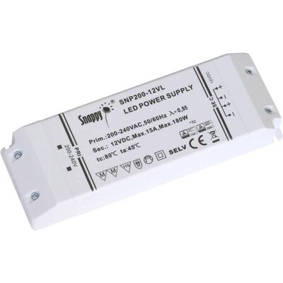 Transformador LED Dehner Elektronik 12V200W-MM-EU para Muebles Transformador LED Dehner Elektronik 12V200W-MM-EU para Muebles