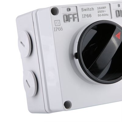 OEM Regleta Exterior Antirrobo Con Protección Ip66, Cubierta Transparente E Interruptor De Encendido/apagado (enchufe De 250 V) – Policarbonato Ignífugo Y Cobre Fosforescente – 30 X 10 X 7,3 Cm OEM Regleta Exterior Antirrobo Con Protección Ip66, Cubierta Transparente E Interruptor De Encendido/apagado (enchufe De 250 V) – Policarbonato Ignífugo Y Cobre Fosforescente – 30 X 10 X 7,3 Cm