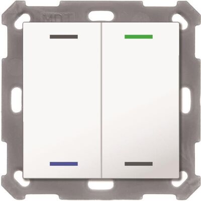 Interruptor de luz MDT 55 2 canales RGBW Interruptor de luz MDT 55 2 canales RGBW