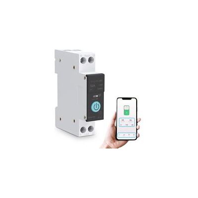 OEM – Interruptor Inteligente Wifi De 32 A – Disyuntor Para Montaje En Riel Din – Voltaje De 230 V – Control Remoto Mediante Aplicación – Materiales Resistentes Al Fuego OEM – Interruptor Inteligente Wifi De 32 A – Disyuntor Para Montaje En Riel Din – Voltaje De 230 V – Control Remoto Mediante Aplicación – Materiales Resistentes Al Fuego