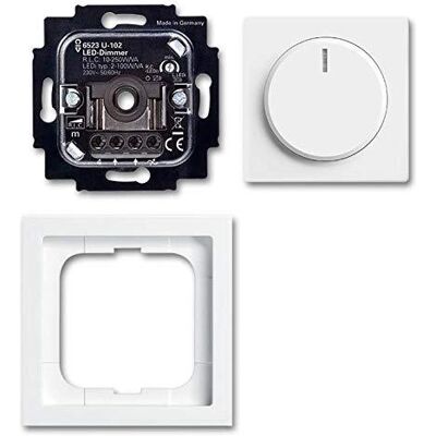 Busch-jaeger 6523 Uj-84-102 Regulador Rotativo Blanco Busch-jaeger 6523 Uj-84-102 Regulador Rotativo Blanco