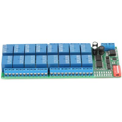 OEM Módulo De Relé, Tensión De Funcionamiento De 12 V Cc, Relé Rs485 De 16 Canales, Interruptor De Puerto Serie, Adecuado Para Su Uso En Centros De Enseñanza Superior Y Laboratorios Industriales OEM Módulo De Relé, Tensión De Funcionamiento De 12 V Cc, Relé Rs485 De 16 Canales, Interruptor De Puerto Serie, Adecuado Para Su Uso En Centros De Enseñanza Superior Y Laboratorios Industriales