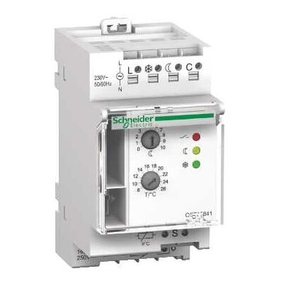 Termostato Schneider Electric CCT15841 - Zona Única +8 a +26°C Termostato Schneider Electric CCT15841 - Zona Única +8 a +26°C