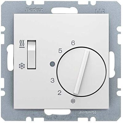 Berker Regulador De Temperatura Blanco Compacto 8x7x8 Cm Berker Regulador De Temperatura Blanco Compacto 8x7x8 Cm