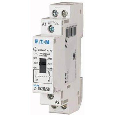 Eaton Z-TN230/1S1O - Relé mecánico para carril DIN, 20A, 230VAC - Relé Eaton Z-TN230/1S1O - Relé mecánico para carril DIN, 20A, 230VAC - Relé