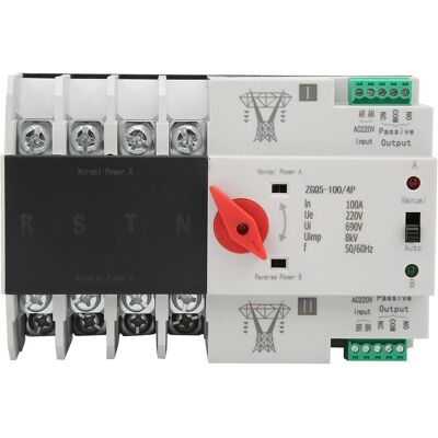 OEM Para Interruptor De Transferencia Automática Ac220v 4p, Inversor De Fuente Automática De Doble Alimentación, Interruptor De Selección De Alimentación Ininterrumpida, Para Inversor Solar Municipal OEM Para Interruptor De Transferencia Automática Ac220v 4p, Inversor De Fuente Automática De Doble Alimentación, Interruptor De Selección De Alimentación Ininterrumpida, Para Inversor Solar Municipal