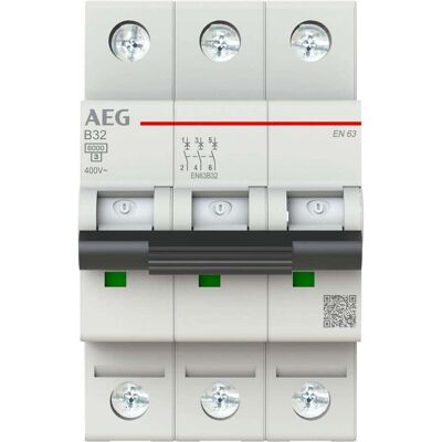 Busch-Jaeger Interruptor Aeg Elfaplus 6ka B32a 3p 32a 6ka Busch-Jaeger Interruptor Aeg Elfaplus 6ka B32a 3p 32a 6ka