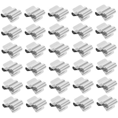 FOCTRO Juego De 30 Clips Metálicos Para Cables Solares, Clips De Resorte De Acero Inoxidable Para Asegurar Y Organizar Cables En Marcos De Paneles Fotovoltaicos, Instalación Rápida Y Sencilla. FOCTRO Juego De 30 Clips Metálicos Para Cables Solares, Clips De Resorte De Acero Inoxidable Para Asegurar Y Organizar Cables En Marcos De Paneles Fotovoltaicos, Instalación Rápida Y Sencilla.