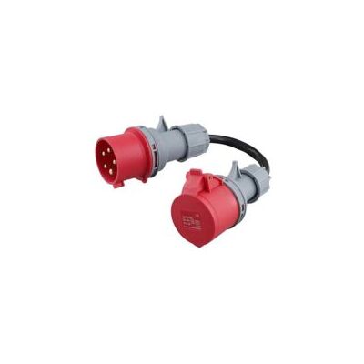 OEM Adaptador Rojo Cee De 5 Pines, Macho De 32 A A Hembra De 16 A, Cargador Gen Ev, Cable De Extensión, Toma De Corriente De 400 V - Crezuo OEM Adaptador Rojo Cee De 5 Pines, Macho De 32 A A Hembra De 16 A, Cargador Gen Ev, Cable De Extensión, Toma De Corriente De 400 V - Crezuo