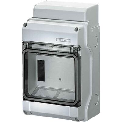 Caja de distribución Hensel KV 1506 - 6 módulos, montaje en superficie, IP54 Caja de distribución Hensel KV 1506 - 6 módulos, montaje en superficie, IP54