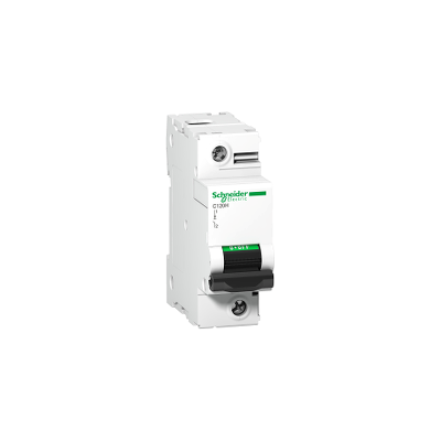 Schneider Electric - Disjoncteur C120h 1p 63 A, Courbe C, 15 Ka - A9n18445 Schneider Electric - Disjoncteur C120h 1p 63 A, Courbe C, 15 Ka - A9n18445