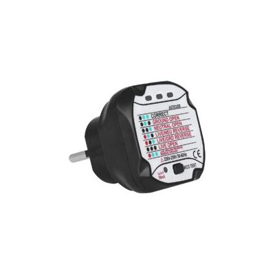 OEM Probador De Enchufes Ast01, Probador De Tomacorrientes Gfci, Detector Automático De Circuitos Eléctricos (enchufe Europeo De 220 V) - Crezuo OEM Probador De Enchufes Ast01, Probador De Tomacorrientes Gfci, Detector Automático De Circuitos Eléctricos (enchufe Europeo De 220 V) - Crezuo
