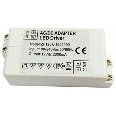 OEM Transformador De Fuente De Alimentación De 24 W Y 12 V - Adaptador Convertidor De Controlador Led De Voltaje Constante - Para Tiras Y Bombillas Led G4, Mr11 Y Mr16 -crezuo OEM Transformador De Fuente De Alimentación De 24 W Y 12 V - Adaptador Convertidor De Controlador Led De Voltaje Constante - Para Tiras Y Bombillas Led G4, Mr11 Y Mr16 -crezuo