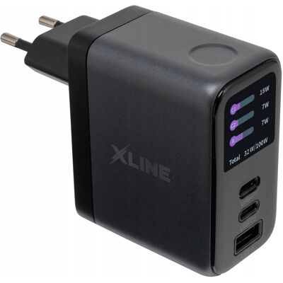SHUMEE Cargador De Pared Xline Wct703k De 70 W Gan Negro, 1 Unidad. SHUMEE Cargador De Pared Xline Wct703k De 70 W Gan Negro, 1 Unidad.