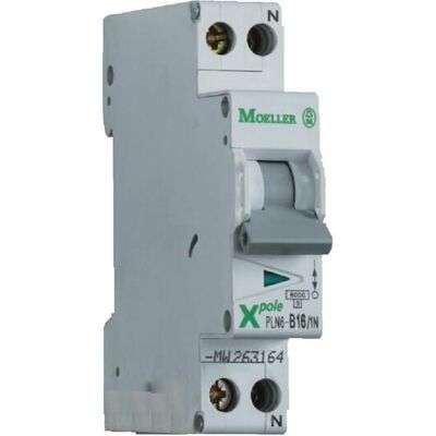 Interruptor Autom. 16a,1p+n,b Eaton Pln6b161n Interruptor Autom. 16a,1p+n,b Eaton Pln6b161n