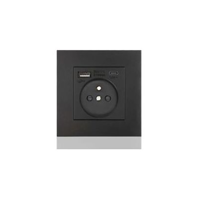 OEM Regleta De Alimentación Tipo-c + Usb 16a Tipo 86, Número De Tomas: 2 Orificios, Número De Puertos Usb: 1, Número De Puertos Tipo-c: 1, Segura Y Estable (cuadrada Negra) - Crezuo OEM Regleta De Alimentación Tipo-c + Usb 16a Tipo 86, Número De Tomas: 2 Orificios, Número De Puertos Usb: 1, Número De Puertos Tipo-c: 1, Segura Y Estable (cuadrada Negra) - Crezuo
