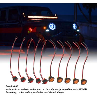 OEM Interruptor Basculante De Intermitentes Para Utv/atv - Kit De Intermitentes Con Relé De 12 V Para Polaris Ranger Rzr OEM Interruptor Basculante De Intermitentes Para Utv/atv - Kit De Intermitentes Con Relé De 12 V Para Polaris Ranger Rzr