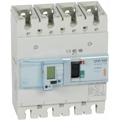 Interruptor diferencial Legrand DPX3 250 250A 4P 25kA Interruptor diferencial Legrand DPX3 250 250A 4P 25kA