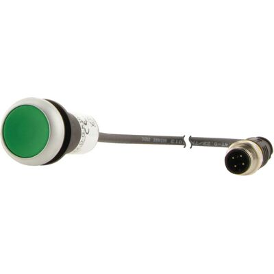 Botón pulsador redondo verde Eaton Moeller - IP67/IP69K Botón pulsador redondo verde Eaton Moeller - IP67/IP69K