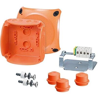 Hensel - FK 0402 - Naranja - 104x104x70 - Caja de derivación Hensel - FK 0402 - Naranja - 104x104x70 - Caja de derivación