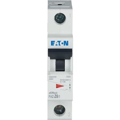 Eaton Z 6A Interruptor de circuito - Industrial IP20 Eaton Z 6A Interruptor de circuito - Industrial IP20