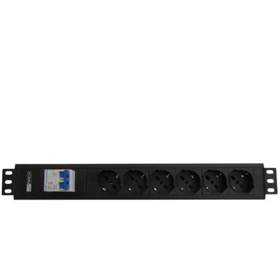 OEM Wp Wpn-pdu-i02-06 Unidad De Distribución De Energía (pdu) 6 Salidas Ac 1.5u Negro OEM Wp Wpn-pdu-i02-06 Unidad De Distribución De Energía (pdu) 6 Salidas Ac 1.5u Negro