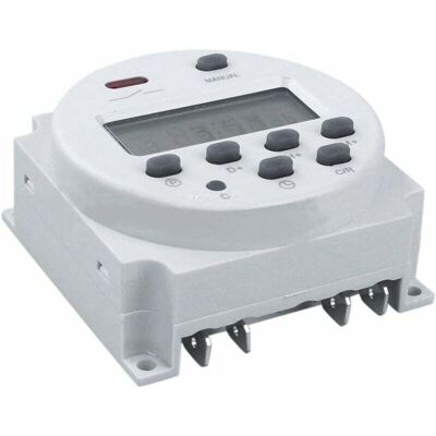 OEM Temporizador Digital Cn101 De 12 V Cc/ca, Interruptor De Relé Programable Con Pantalla Lcd Para Tomacorrientes, Color Blanco -crezuo OEM Temporizador Digital Cn101 De 12 V Cc/ca, Interruptor De Relé Programable Con Pantalla Lcd Para Tomacorrientes, Color Blanco -crezuo