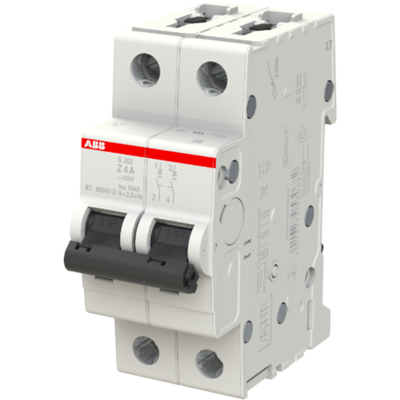 ABB S202-Z4 Interruptor 4A - 2 polos - 6kA ABB S202-Z4 Interruptor 4A - 2 polos - 6kA