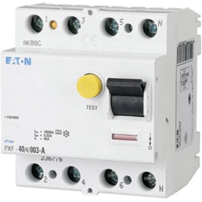 Eaton Pxf-40/4/003-a Interruptor Diferencial Gris 40 A Eaton Pxf-40/4/003-a Interruptor Diferencial Gris 40 A