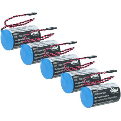 Vhbw 5x Batería Compatible Con Cameron Nuflo Mc-iii Plus Exp Flow Analyzer Medidor (14500 Mah, 3,6 V, Li-mno2) Vhbw 5x Batería Compatible Con Cameron Nuflo Mc-iii Plus Exp Flow Analyzer Medidor (14500 Mah, 3,6 V, Li-mno2)