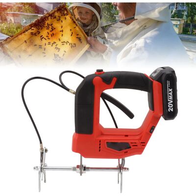OEM Agitador Eléctrico Inalámbrico Y Recargable Para Abejas, Modelo Ykdf2000w Con Baterías De Litio De 20 V Y 2000 Mah, Abs Y Galvanizado, Rojo, Caja De Almacenamiento, Incluye Baterías Y Adaptador De Cor OEM Agitador Eléctrico Inalámbrico Y Recargable Para Abejas, Modelo Ykdf2000w Con Baterías De Litio De 20 V Y 2000 Mah, Abs Y Galvanizado, Rojo, Caja De Almacenamiento, Incluye Baterías Y Adaptador De Cor
