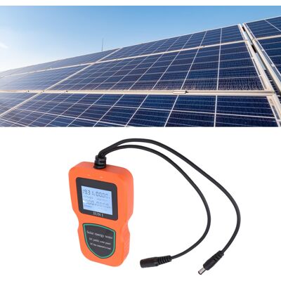 OEM Multímetro Comprobador De Paneles Solares Mppt Para Módulos Fotovoltaicos De 5w A 1000w Con Pantalla Lcd Grande Y Clara, Carcasa De Abs Naranja (185g) Con Pinza Y Cables De Conexión. OEM Multímetro Comprobador De Paneles Solares Mppt Para Módulos Fotovoltaicos De 5w A 1000w Con Pantalla Lcd Grande Y Clara, Carcasa De Abs Naranja (185g) Con Pinza Y Cables De Conexión.