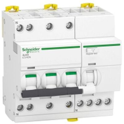 Interruptor Diferencial A9 Schneider Icv40n 10a 300ma 3 Polos Tipo C. Interruptor Diferencial A9 Schneider Icv40n 10a 300ma 3 Polos Tipo C.