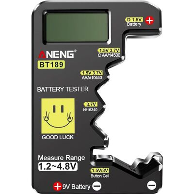 OEM Comprobador De Baterías Digital, Comprobador De Baterías Universal, Comprobador De Baterías Universal Con Pantalla Lcd, Comprobador De Capacidad De Baterías Portátil Para Pilas Aa, Aaa, Cdn 10440, 163 OEM Comprobador De Baterías Digital, Comprobador De Baterías Universal, Comprobador De Baterías Universal Con Pantalla Lcd, Comprobador De Capacidad De Baterías Portátil Para Pilas Aa, Aaa, Cdn 10440, 163