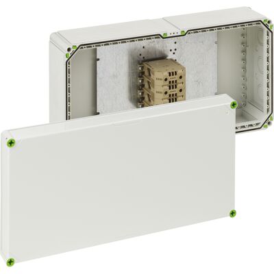 Caja de distribución gris Spelsberg DK-240q/4 - IP65 Caja de distribución gris Spelsberg DK-240q/4 - IP65