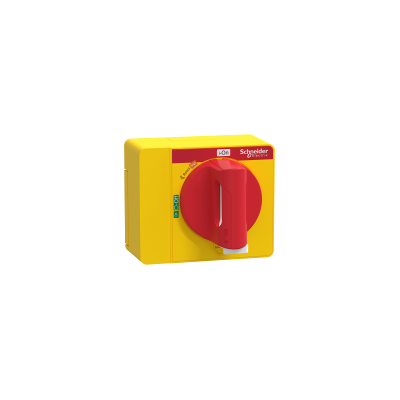 Schneider Compact Nsxm - Commande Rotative Directe Rouge/jaune O/f Pour Nsxm - Lv426931t Schneider Compact Nsxm - Commande Rotative Directe Rouge/jaune O/f Pour Nsxm - Lv426931t