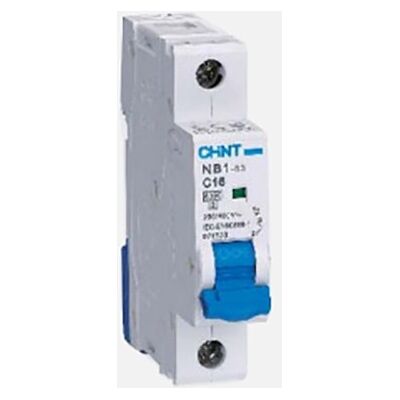 Interruptor automático Chint NB1 3P 6A Curva C - Seguridad eléctrica Interruptor automático Chint NB1 3P 6A Curva C - Seguridad eléctrica