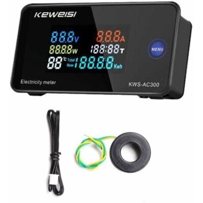 OEM Indicador De Consumo De Energía Medidor Digital Inteligente 50-300v Medidor De Corriente Y Voltaje Kws-ac300-100a Transformador Encapsulado-crezuo OEM Indicador De Consumo De Energía Medidor Digital Inteligente 50-300v Medidor De Corriente Y Voltaje Kws-ac300-100a Transformador Encapsulado-crezuo