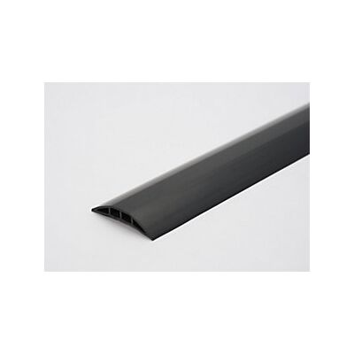 EHA Canaleta para cables de plástico, 1,5 m, 2 compartimentos, negro y amarillo - Gestión de cables EHA Canaleta para cables de plástico, 1,5 m, 2 compartimentos, negro y amarillo - Gestión de cables