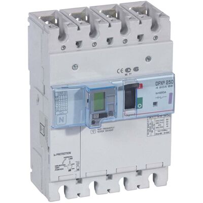 LEGRAND Disjoncteur Électronique Dpx³ 250 Mesure + Différentiel 4p 250 A - Leg420489 LEGRAND Disjoncteur Électronique Dpx³ 250 Mesure + Différentiel 4p 250 A - Leg420489