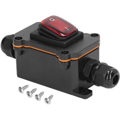 OEM Interruptor Basculante En Línea Crezuo De 4 Pines Y 2 Posiciones, Resistente Al Agua Ip65, Para Exteriores, Color Rojo.-crezuo OEM Interruptor Basculante En Línea Crezuo De 4 Pines Y 2 Posiciones, Resistente Al Agua Ip65, Para Exteriores, Color Rojo.-crezuo