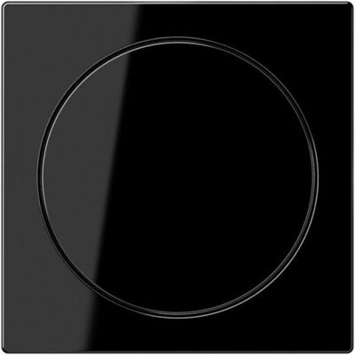 Placa Jung A1740sw Duroplast Montaje Con Tornillos Negro Placa Jung A1740sw Duroplast Montaje Con Tornillos Negro