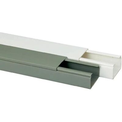 Heidemann Conducto de cables - 2000mm Blanco, 40x25mm Heidemann Conducto de cables - 2000mm Blanco, 40x25mm