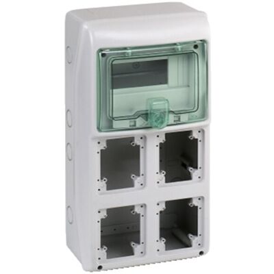 Schneider Electric - Armario de distribución MiniKaedra 8 módulos - IP65 Schneider Electric - Armario de distribución MiniKaedra 8 módulos - IP65