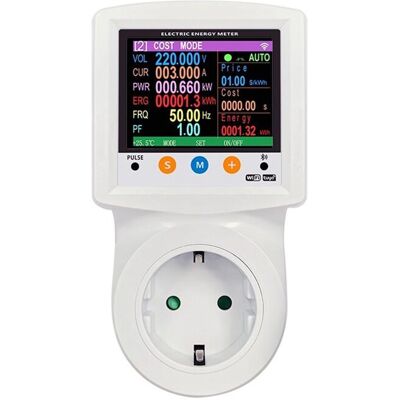 OEM Medidor De Energía Digital Inteligente Wifi Tuya, Medidor De Energía Eléctrica, Interruptor Temporizador De Protección De Voltaje Y Corriente OEM Medidor De Energía Digital Inteligente Wifi Tuya, Medidor De Energía Eléctrica, Interruptor Temporizador De Protección De Voltaje Y Corriente