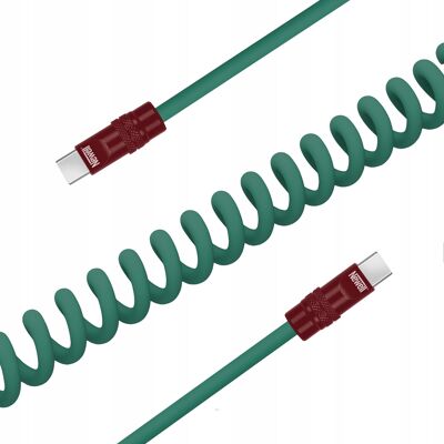 SHUMEE Cable Usb Tipo C Newell De 1,5 M, Color Verde, 1 Unidad. SHUMEE Cable Usb Tipo C Newell De 1,5 M, Color Verde, 1 Unidad.