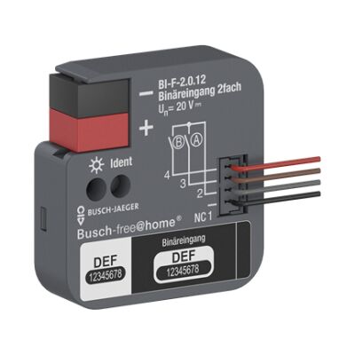 Busch-Jaeger Módulo De Entrada Binaria Busch Jaeger Bi-f-2.0.12 0,25 W Compacto Busch-Jaeger Módulo De Entrada Binaria Busch Jaeger Bi-f-2.0.12 0,25 W Compacto