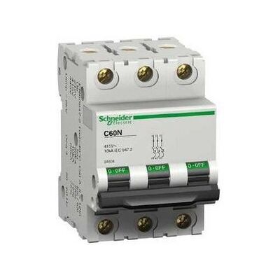 Schneider 24603 Disyuntor modular 3P 20A - C60 Tipo Schneider 24603 Disyuntor modular 3P 20A - C60 Tipo