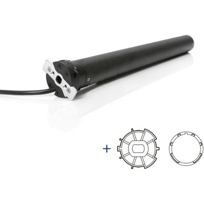 Motor De Persiana Radio Avosdim 45 20 Nm + Adaptadores De Eje Zf54 Motor De Persiana Radio Avosdim 45 20 Nm + Adaptadores De Eje Zf54
