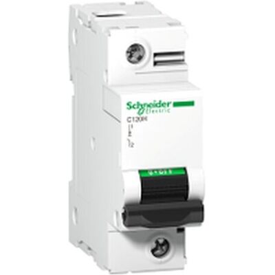 Schneider Electric - Disjoncteur C120h 1p 100 A, Courbe C, 15 Ka - A9n18447 Schneider Electric - Disjoncteur C120h 1p 100 A, Courbe C, 15 Ka - A9n18447